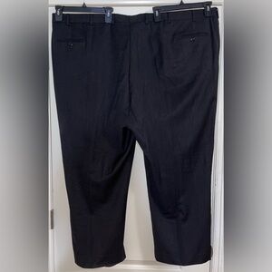 Bill Blass Charcoal Gray dress pants 56 waist hemmed to 29”